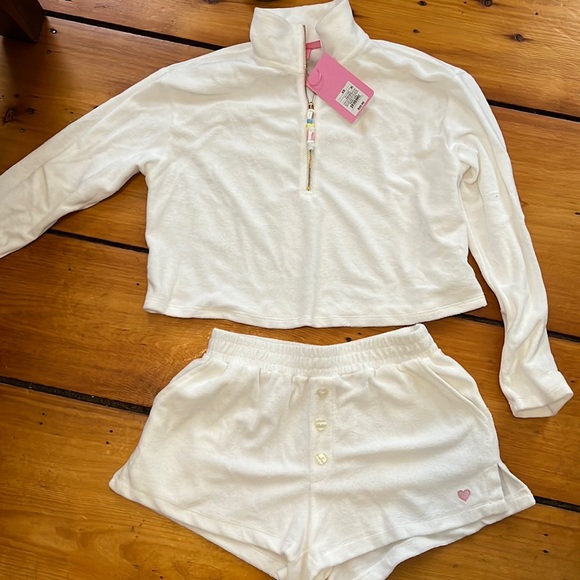 Stoney Clover Lane x Target White Terry Set - Picture 1 of 3